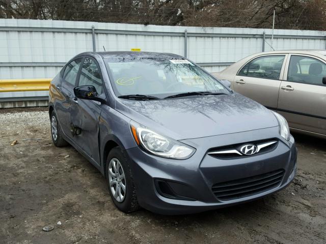 KMHCT4AE8EU680151 - 2014 HYUNDAI ACCENT GLS GRAY photo 1