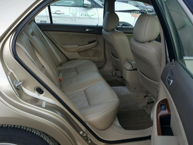 1HGCM56866A002156 - 2006 HONDA ACCORD EX BEIGE photo 6