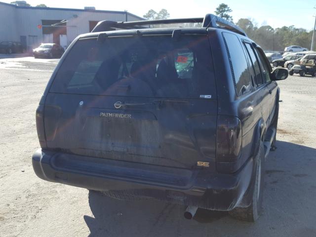 JN8DR09Y64W901056 - 2004 NISSAN PATHFINDER BLACK photo 9