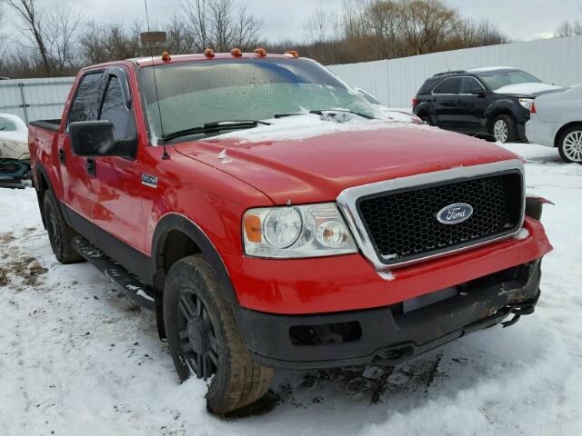 1FTPW14504KC78187 - 2004 FORD F150 SUPER RED photo 1