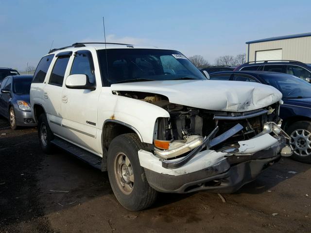 1GNEK13T71J214353 - 2001 CHEVROLET TAHOE K150 WHITE photo 1