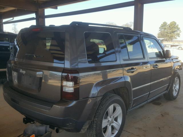 1C4NJPBB5ED819273 - 2014 JEEP PATRIOT SP GRAY photo 4