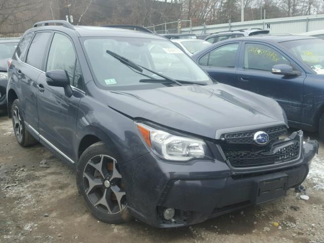 JF2SJGXC1GH504388 - 2016 SUBARU FORESTER 2 GRAY photo 1