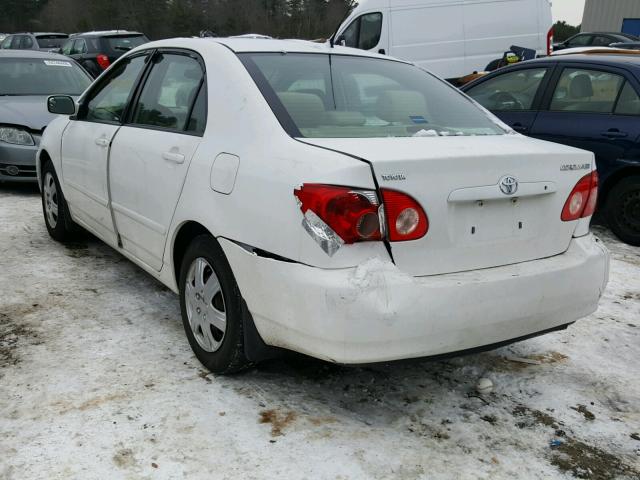 2T1BR32E17C757661 - 2007 TOYOTA COROLLA CE WHITE photo 3