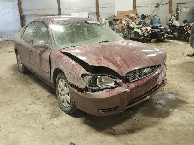 1FAFP53215A127864 - 2005 FORD TAURUS SE MAROON photo 1