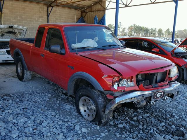 1FTZR45E64PB02666 - 2004 FORD RANGER SUP RED photo 1