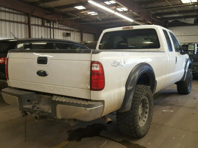 1FTSX21598EE01927 - 2008 FORD F250 SUPER WHITE photo 4