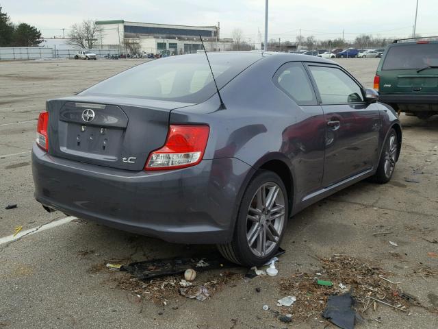 JTKJF5C72D3060173 - 2013 TOYOTA SCION TC GRAY photo 4