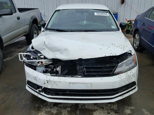 3VW267AJ7GM342508 - 2016 VOLKSWAGEN JETTA S WHITE photo 9