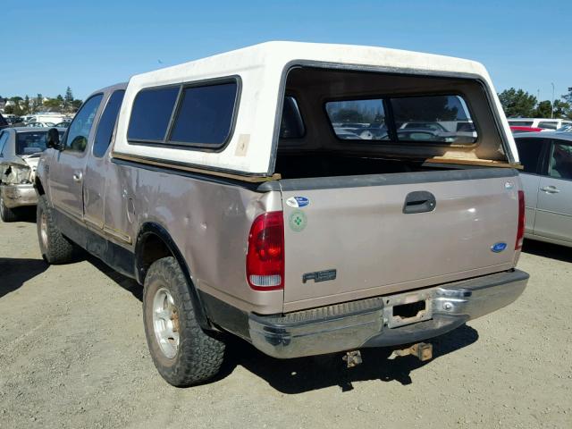 1FTEX18L8VNC11298 - 1997 FORD F150 BROWN photo 3