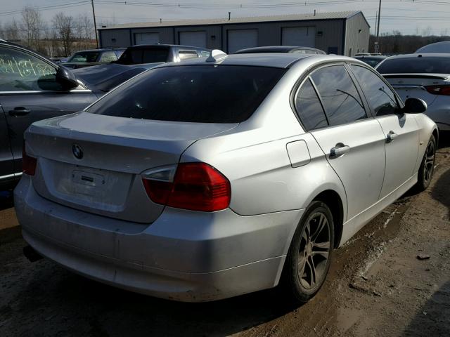 WBAVC93538K036139 - 2008 BMW 328 XI SILVER photo 4