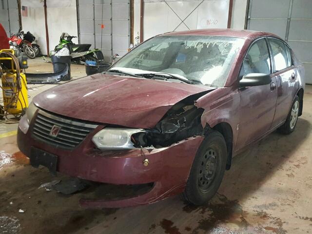 1G8AJ55FX6Z124545 - 2006 SATURN ION LEVEL 栗色 照片 2