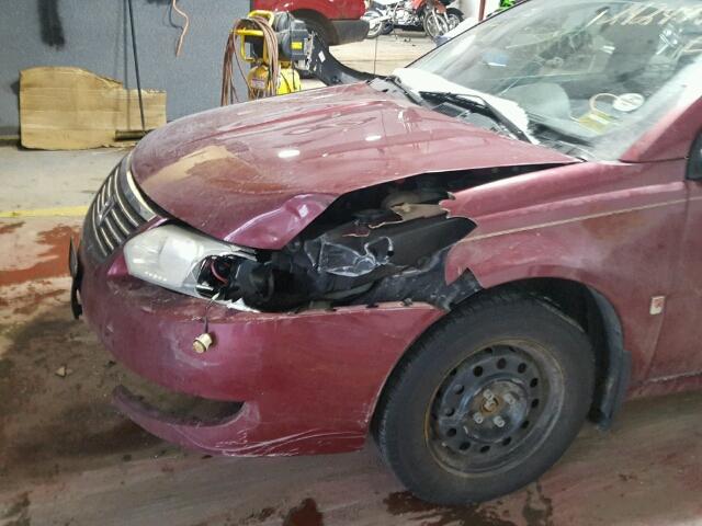 1G8AJ55FX6Z124545 - 2006 SATURN ION LEVEL 栗色 照片 9