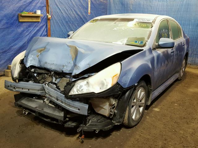 4S3BMBC60A3240285 - 2010 SUBARU LEGACY 2.5 BLUE photo 2