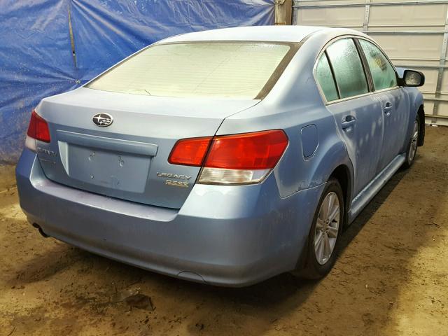 4S3BMBC60A3240285 - 2010 SUBARU LEGACY 2.5 BLUE photo 4