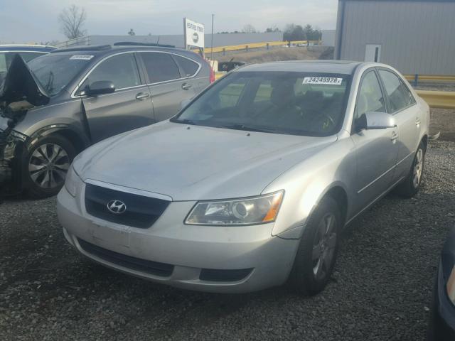 5NPET46C88H398210 - 2008 HYUNDAI SONATA GLS SILVER photo 2