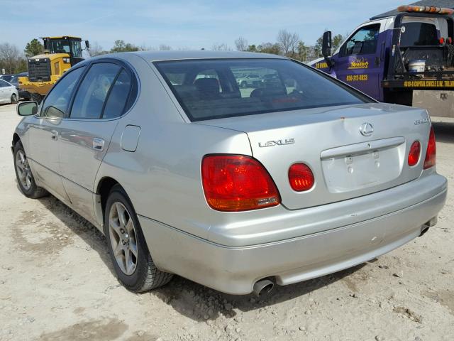 JT8BD69S720151455 - 2002 LEXUS GS 300 SILVER photo 3