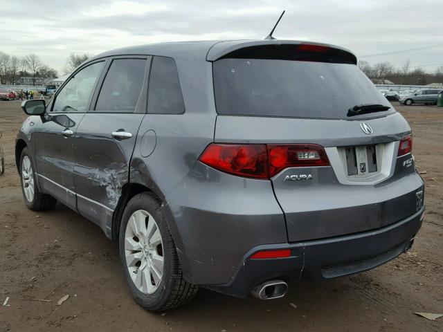 5J8TB1H27AA007172 - 2010 ACURA RDX GRAY photo 3