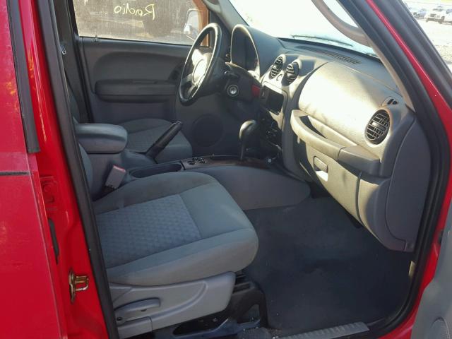 1J4GL48K25W544243 - 2005 JEEP LIBERTY SP RED photo 5