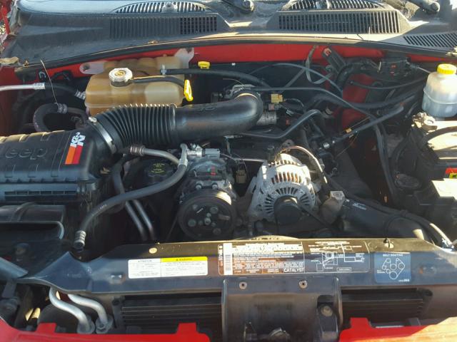 1J4GL48K25W544243 - 2005 JEEP LIBERTY SP RED photo 7