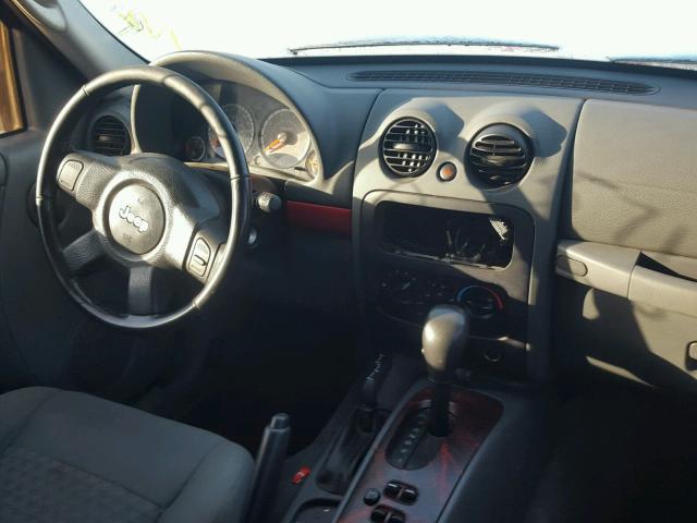 1J4GL48K25W544243 - 2005 JEEP LIBERTY SP RED photo 9