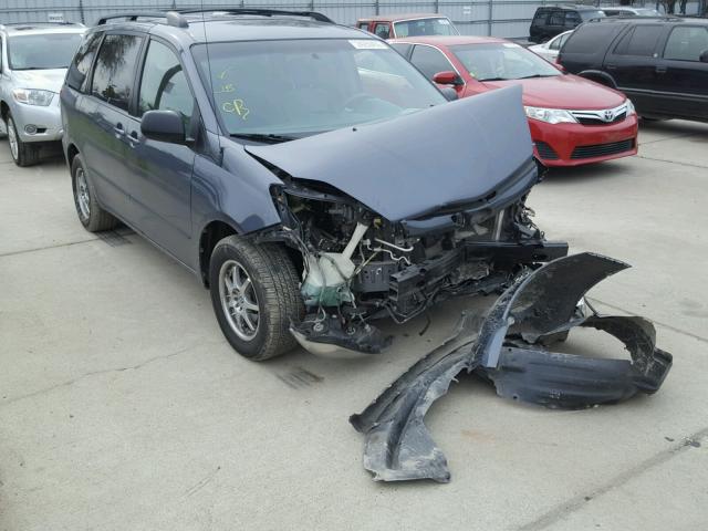 5TDZK23C68S127749 - 2008 TOYOTA SIENNA BLUE photo 1