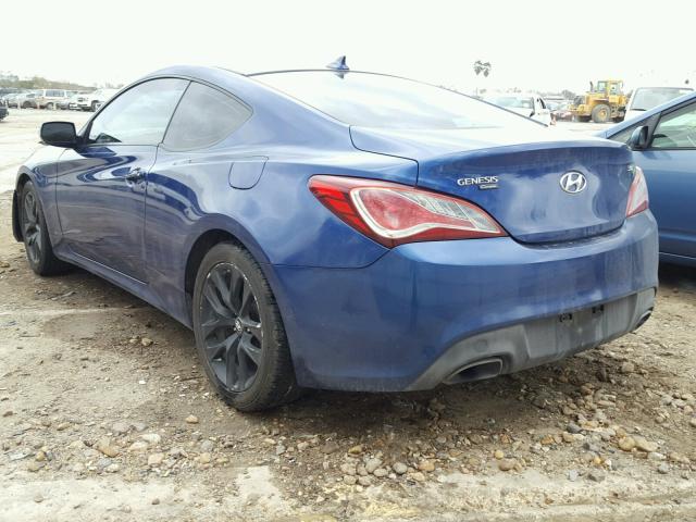 KMHHU6KJ5FU123323 - 2015 HYUNDAI GENESIS CO BLUE photo 3