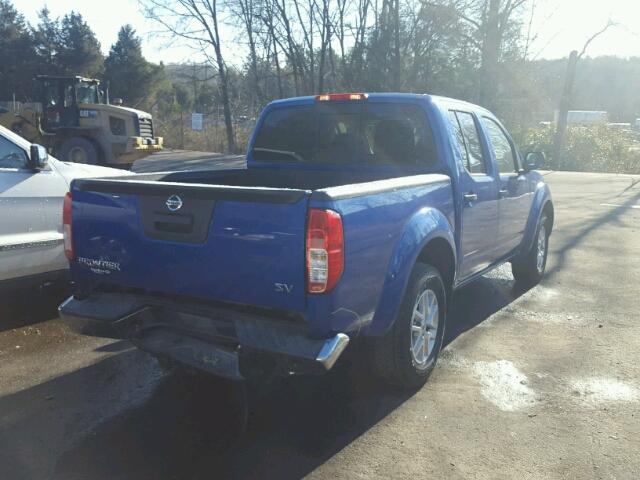 1N6AD0ER5EN721499 - 2014 NISSAN FRONTIER S BLUE photo 4