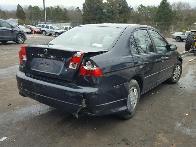 1HGES16365L002009 - 2005 HONDA CIVIC DX V BLACK photo 4