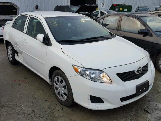 2T1BU4EE1AC268894 - 2010 TOYOTA COROLLA BA WHITE photo 1