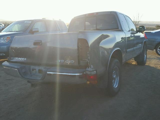 5TBBT44194S445987 - 2004 TOYOTA TUNDRA ACC GRAY photo 4