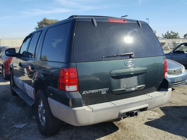 1FMFU16L83LB69705 - 2003 FORD EXPEDITION GREEN photo 3