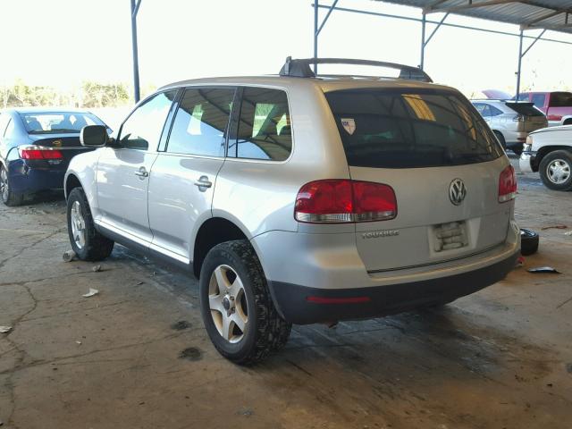 WVGBC77L74D075989 - 2004 VOLKSWAGEN TOUAREG 3. SILVER photo 3