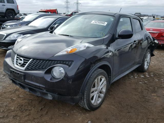 JN8AF5MR9ET454587 - 2014 NISSAN JUKE S BLACK photo 2