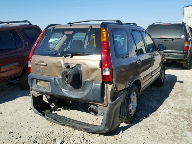 SHSRD68403U103049 - 2003 HONDA CR-V LX TAN photo 4