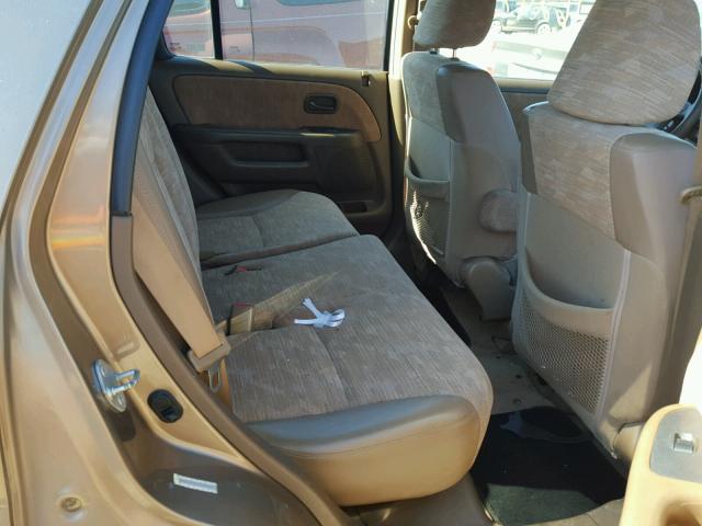 SHSRD68403U103049 - 2003 HONDA CR-V LX TAN photo 6