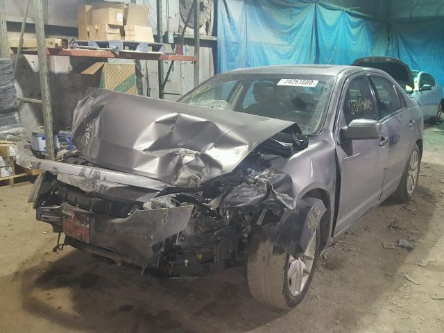 3FAHP0JG0AR274039 - 2010 FORD FUSION SEL GRAY photo 2