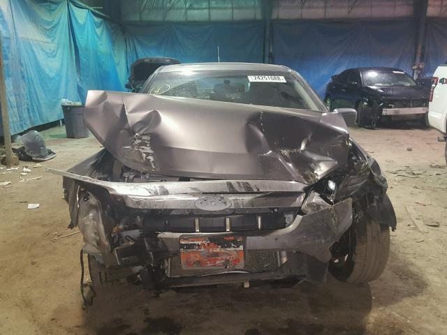 3FAHP0JG0AR274039 - 2010 FORD FUSION SEL GRAY photo 9