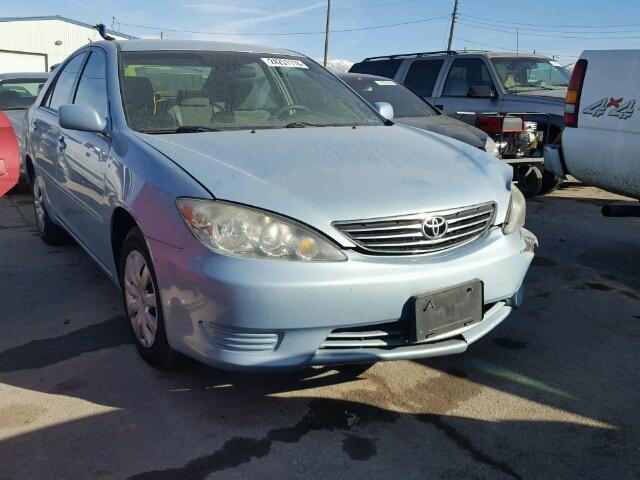 4T1BE32K85U532375 - 2005 TOYOTA CAMRY LE BLUE photo 1