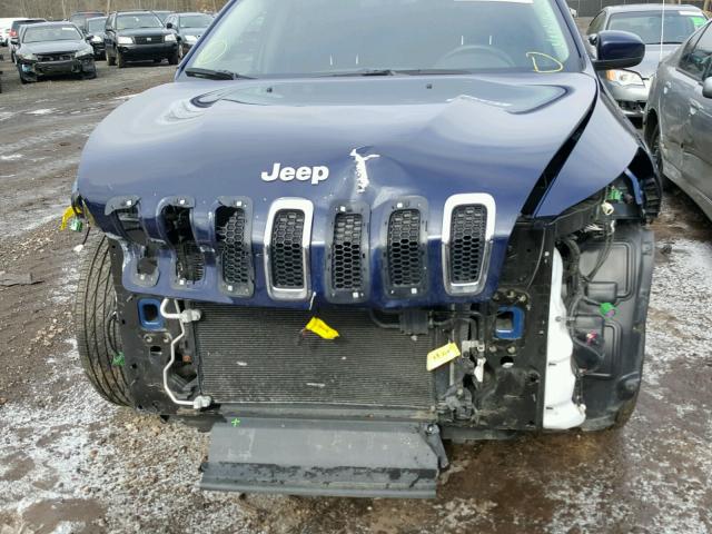 1C4PJMCB1FW734443 - 2015 JEEP CHEROKEE L BLUE photo 9