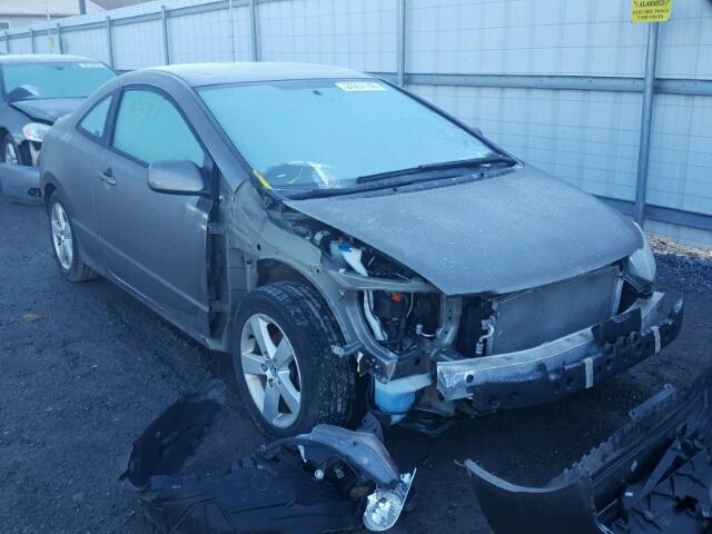 2HGFG11847H584104 - 2007 HONDA CIVIC EX GRAY photo 1