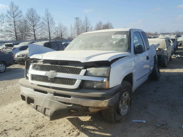 1GCEK19T43E233535 - 2003 CHEVROLET SILVERADO WHITE photo 2