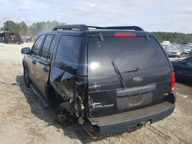 1FMZU62K75UA91261 - 2005 FORD EXPLORER X BLACK photo 3