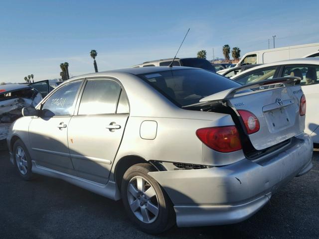 1NXBR32E34Z302773 - 2004 TOYOTA COROLLA CE SILVER photo 3