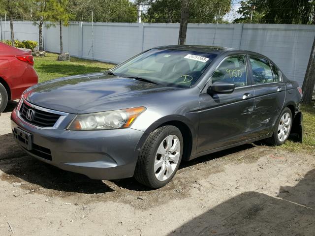 JHMCP26808C034689 - 2008 HONDA ACCORD EXL GRAY photo 2