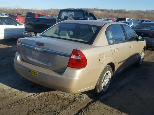 1G1ZS52F54F149113 - 2004 CHEVROLET MALIBU TAN photo 4