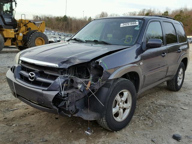 4F2YZ02Z85KM59423 - 2005 MAZDA TRIBUTE I BLUE photo 2