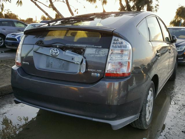 JTDKB20U383362528 - 2008 TOYOTA PRIUS GRAY photo 4