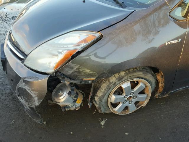 JTDKB20U383362528 - 2008 TOYOTA PRIUS GRAY photo 9