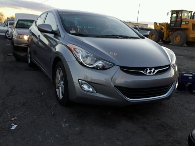 KMHDH4AE6CU320976 - 2012 HYUNDAI ELANTRA GL SILVER photo 1